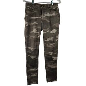 Wit & Wisdom Women's Camouflage Skinny Trouser, Size 2